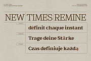 GC New Times Remain - Timeless Serif, a Serif Font by Glyphonic (Thumbnail 6 of 16)