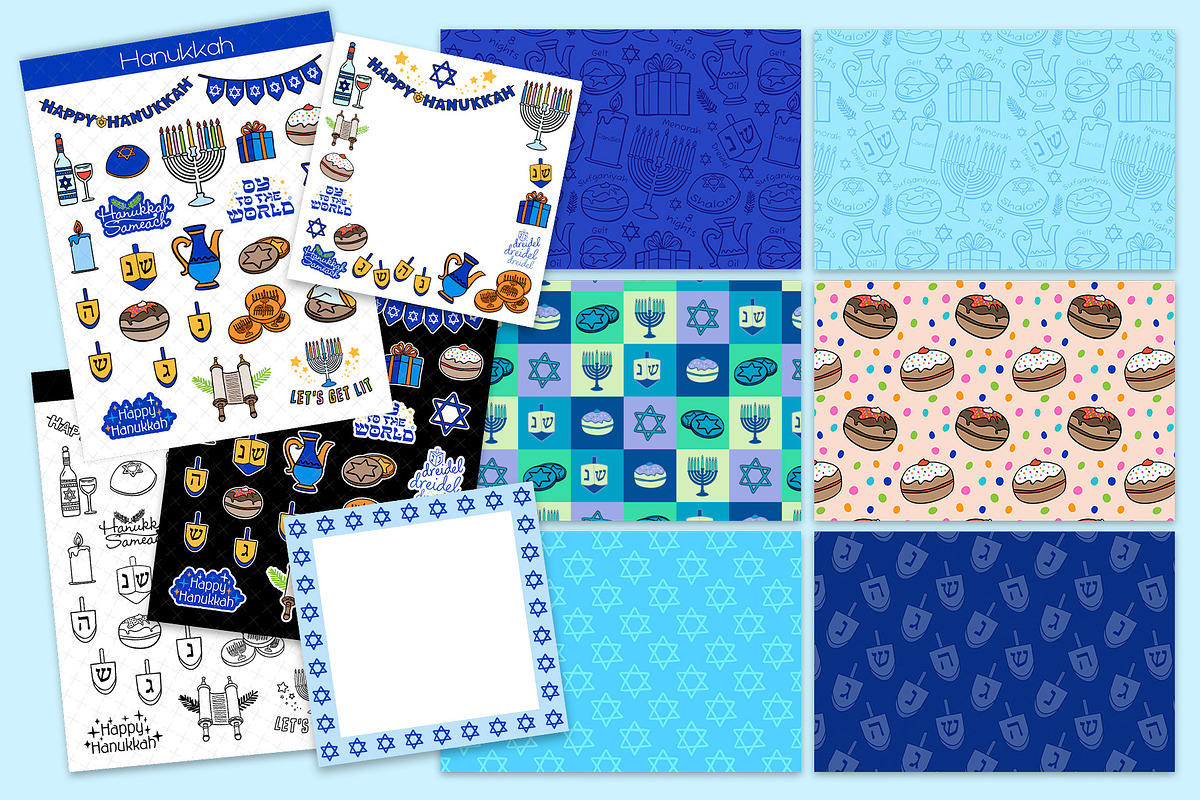 Festive Season Holiday Vector Bundle, a Seasonal Illustration by cugypress (Photo 6 of 8)