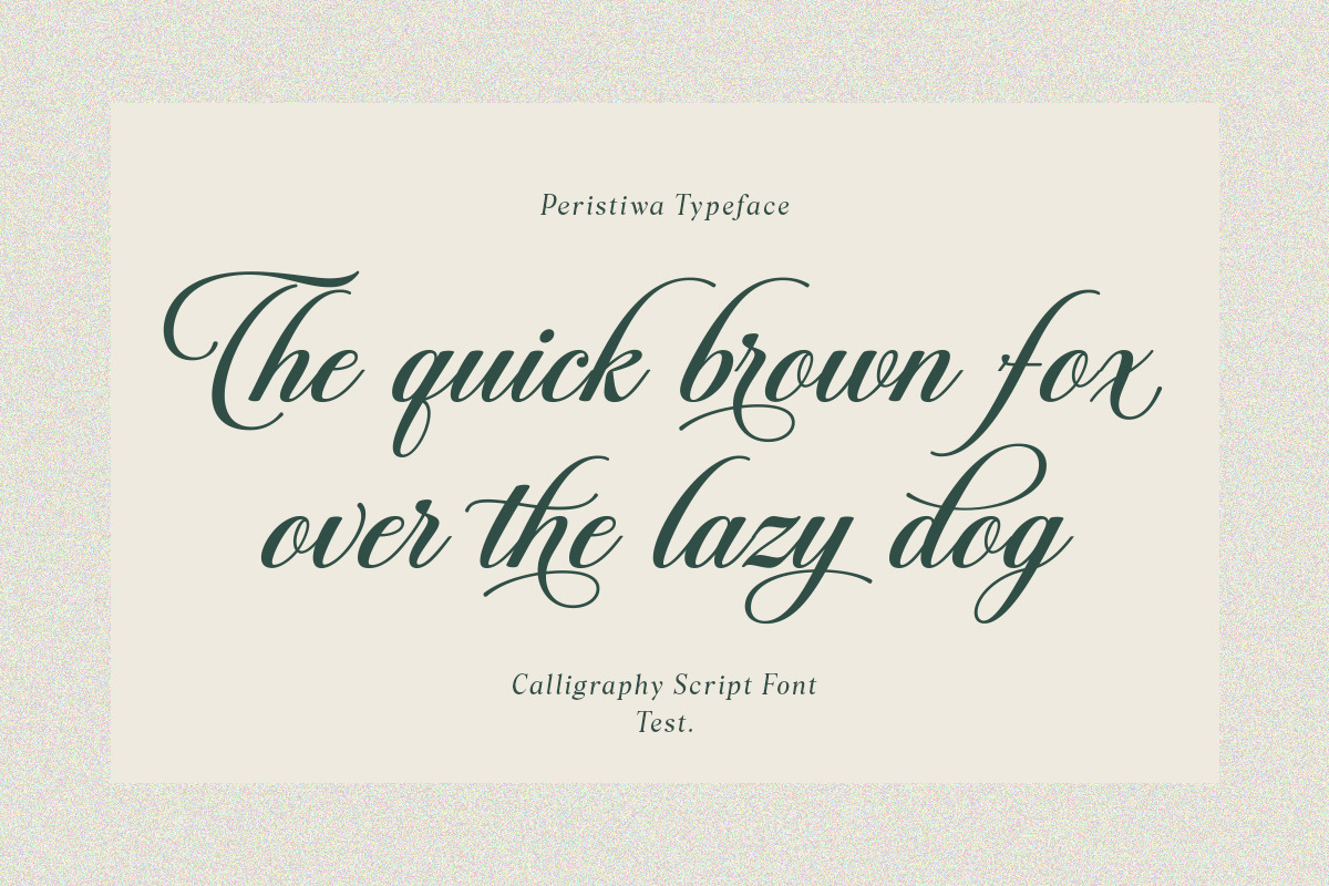 Peristiwa Script, a Script Font by Attract Studio (Photo 12 of 15)