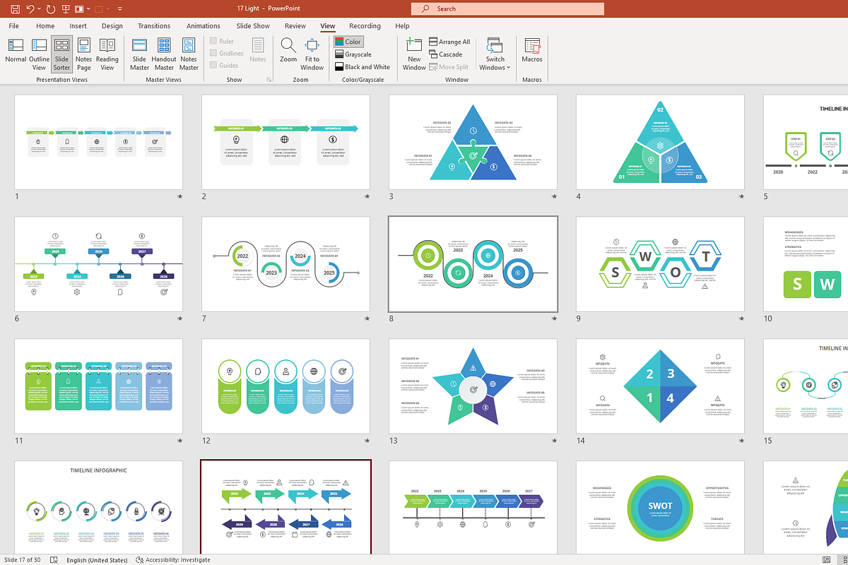 Clean & Modern Animated Template, a Presentation Template by Infographics project (Photo 5 of 13)