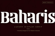 Baharis, a Serif Font by Wow Magic (Thumbnail 1 of 4)