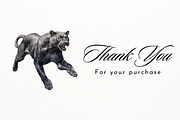 Elegant Black Panther Watercolor Set, an Illustration by New-School-Wave (Thumbnail 5 of 5)