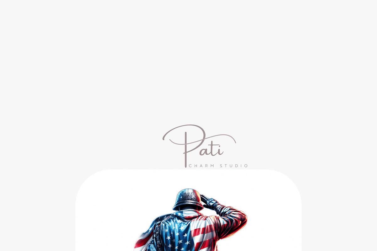 Veterans Day Clipart, a Decorative Illustration by Pati Charm Studio (Photo 6 of 7)