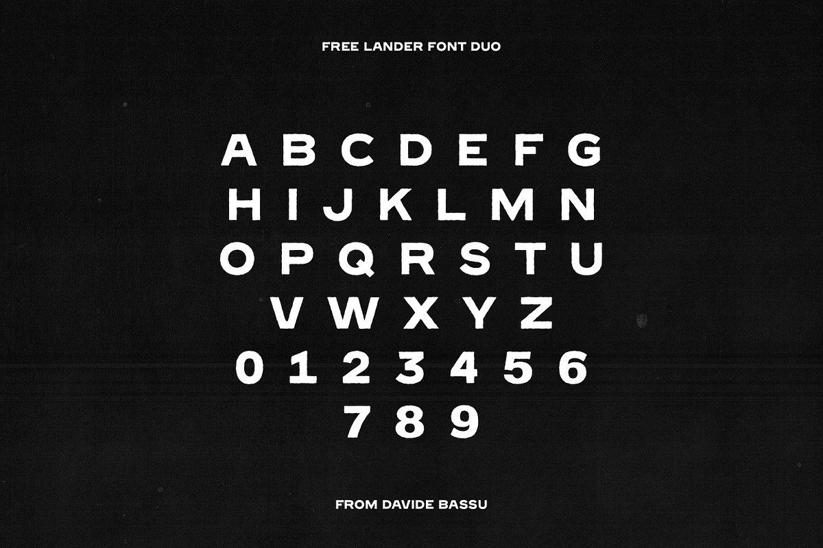 Free Lander - Font Duo + Extra, a Handwritten Font by Davide Bassu (Photo 6 of 7)