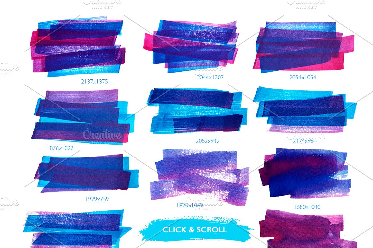 Big pack of watercolor backgrounds., a Texture Graphic by Asya Mix (Photo 6 of 6)