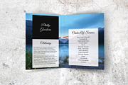 Lake Printable Memorial Program, a Brochure Template by Final Tribute (Thumbnail 3 of 5)