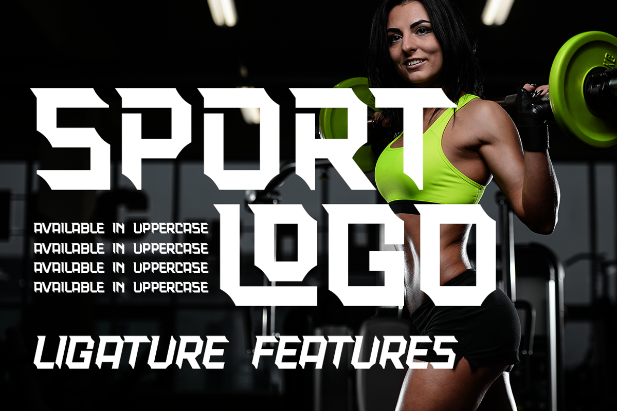 Awesome Modern Font Bundle Vol-2, a Sans Serif Font by Haksen (Photo 9 of 11)