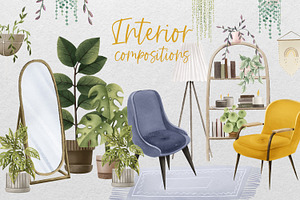 Cozy hygge home interior, a Decorative Illustration by the_myro