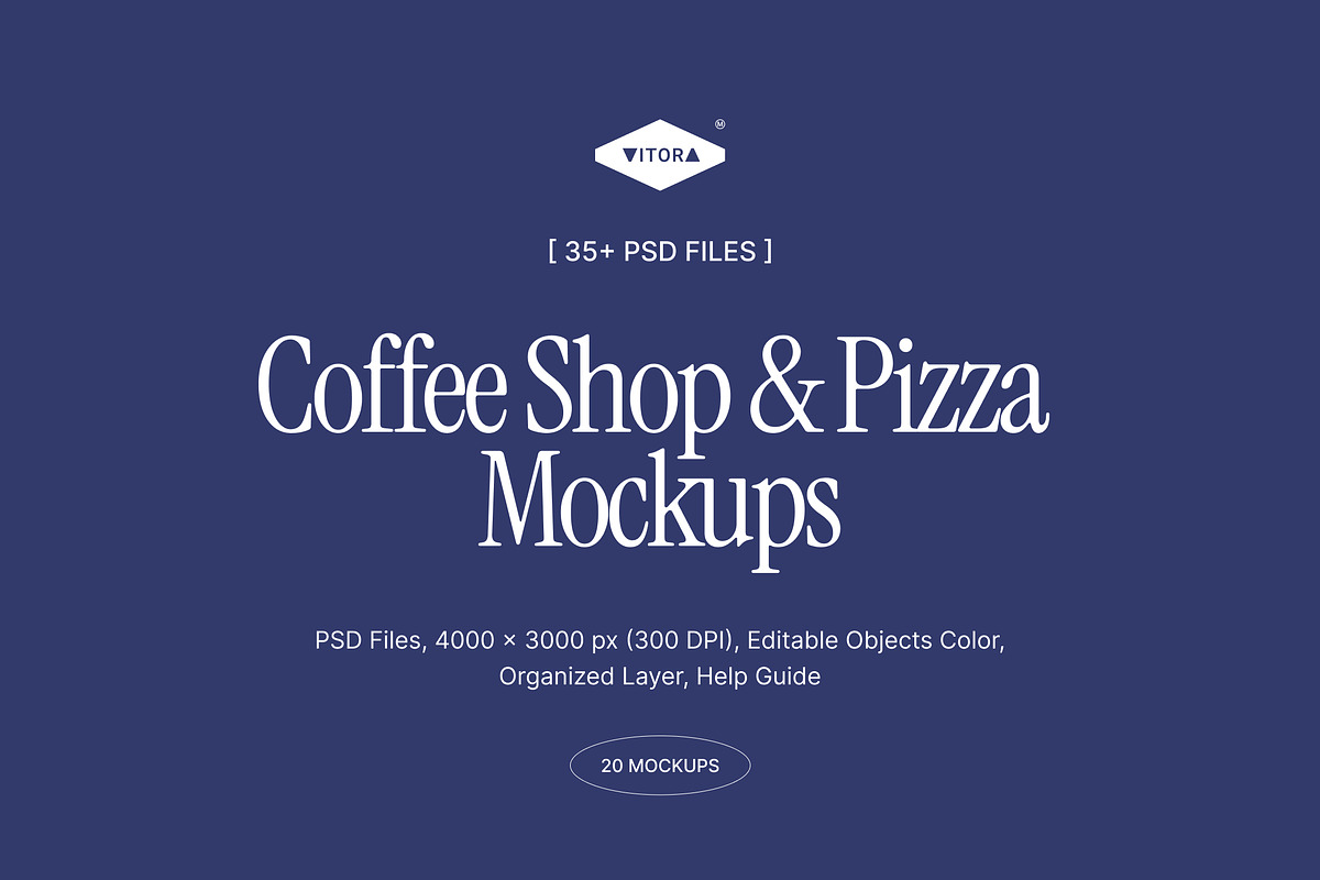 Coffee Shop, Bakery, Pizza Mockups, a Mockup by Vitora Mockup (Photo 2 of 15)