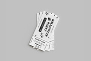 Halloween-Ticket, an Invitation Template by MNT-Creator (Thumbnail 1 of 2)