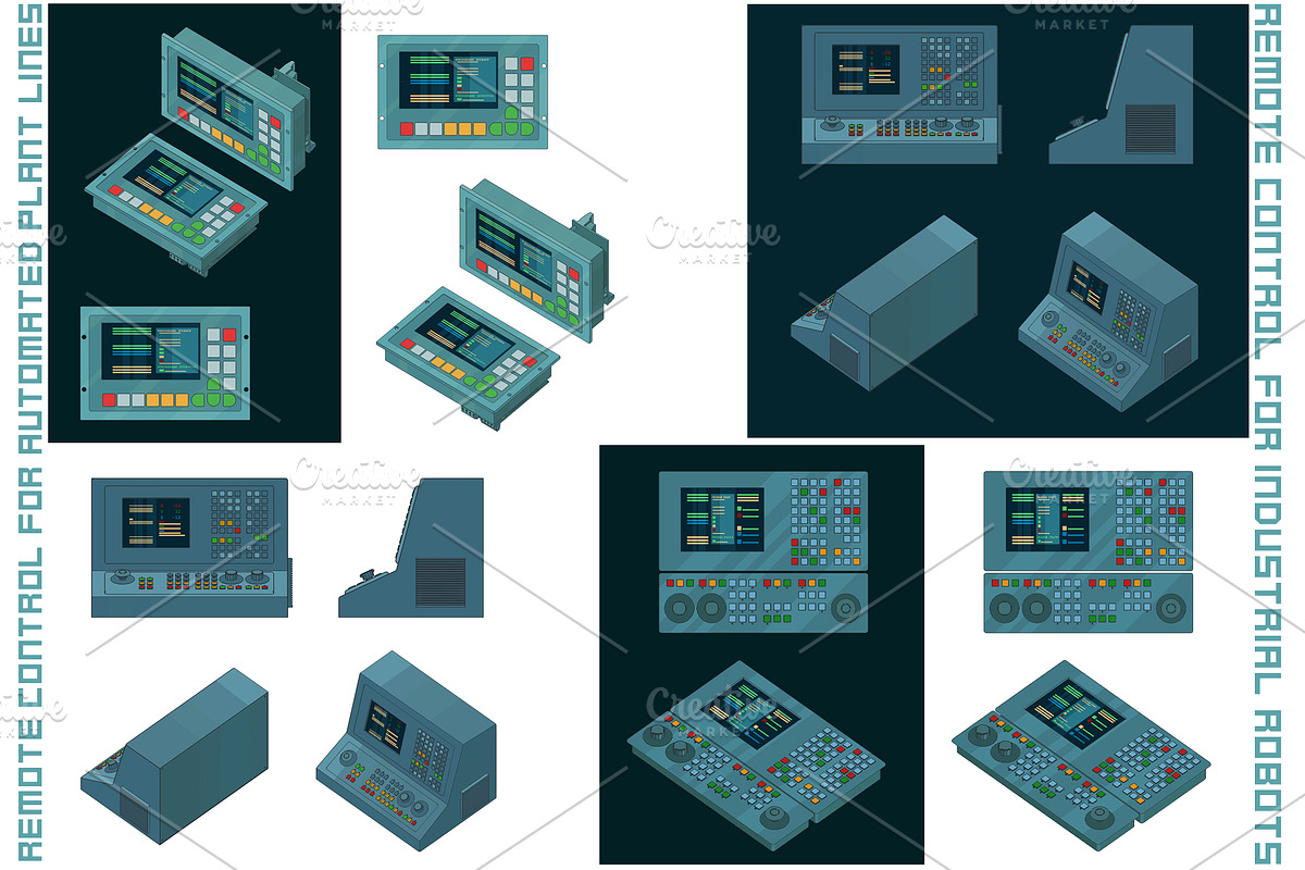 Automated plant line remote controls, a Technology Illustration by Blacklight (Photo 3 of 4)
