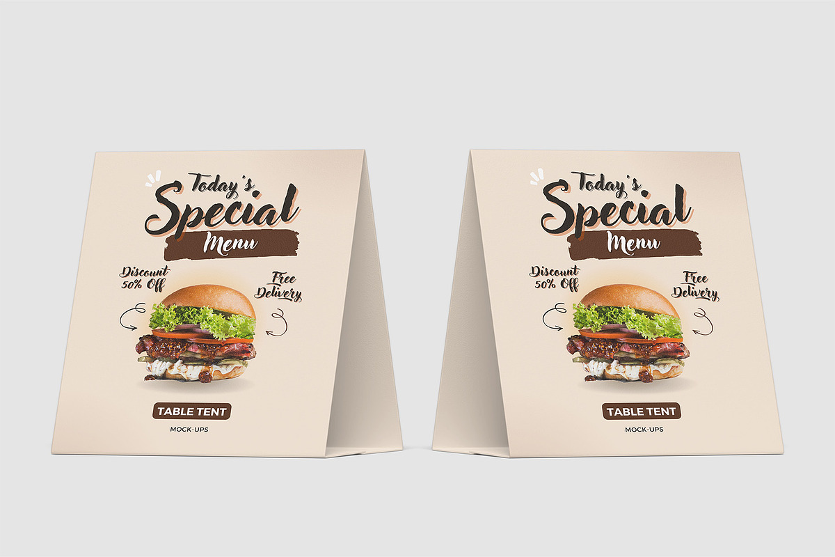 Table Tent Mockups | Table Card, an Advertising Mockup by Compositing Studio (Photo 11 of 20)