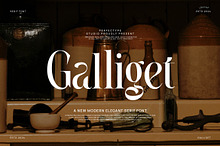 Galliget Modern Serif Font