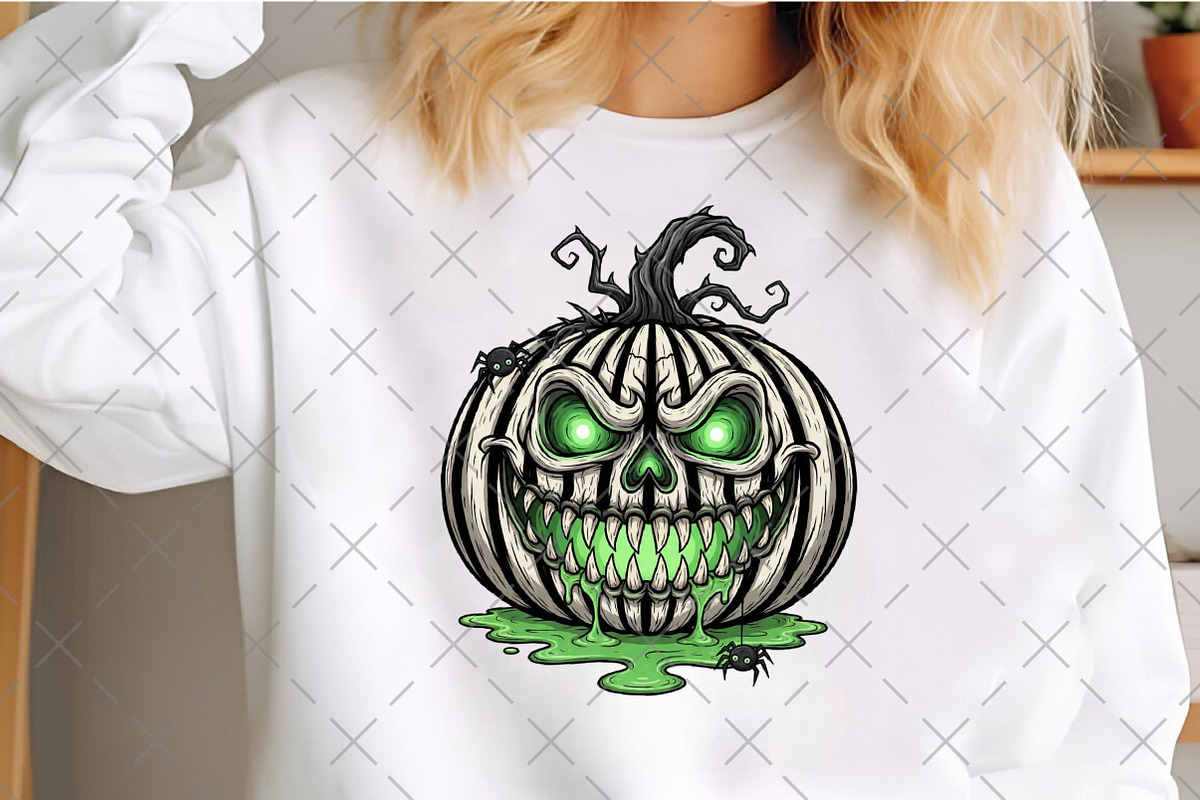 Spooky Pumpkin PNG, an Illustration by Craft Nest (Photo 4 of 6)
