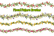 Floral vector brushes, a Brush Add-On by Cattleya (Thumbnail 3 of 5)