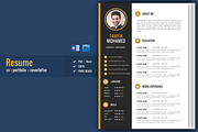 Cv+Portfolio+Coverletter (Psd+Word), a Resume Template by Nody4Design (Thumbnail 2 of 3)