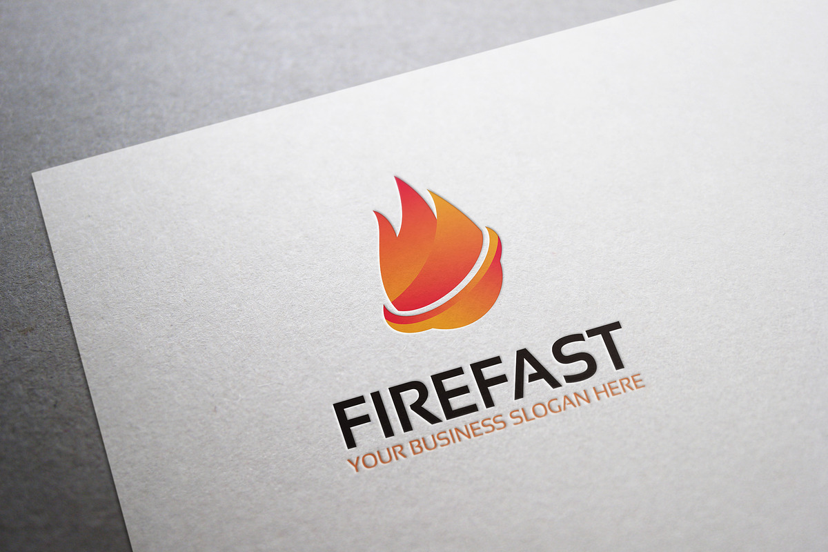 Firefast Logo, a Branding & Logo Template by Fitra Noor