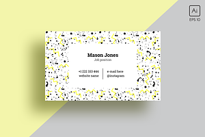 Minimalism in trend business card, a Business Card Template by ARg Design