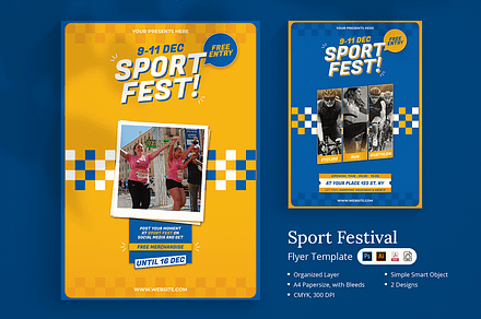 Sefest - Sport Festival Flyer, a Flyer Template by Lettha-Studio