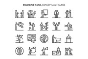 Bold Line Icons, an Outline Icon by Howcolour (Thumbnail 94 of 151)