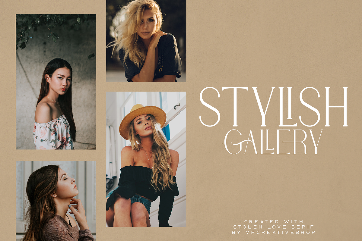 Stolen Love - Elegant serif typeface, a Serif Font by VP Fonts (Photo 7 of 34)