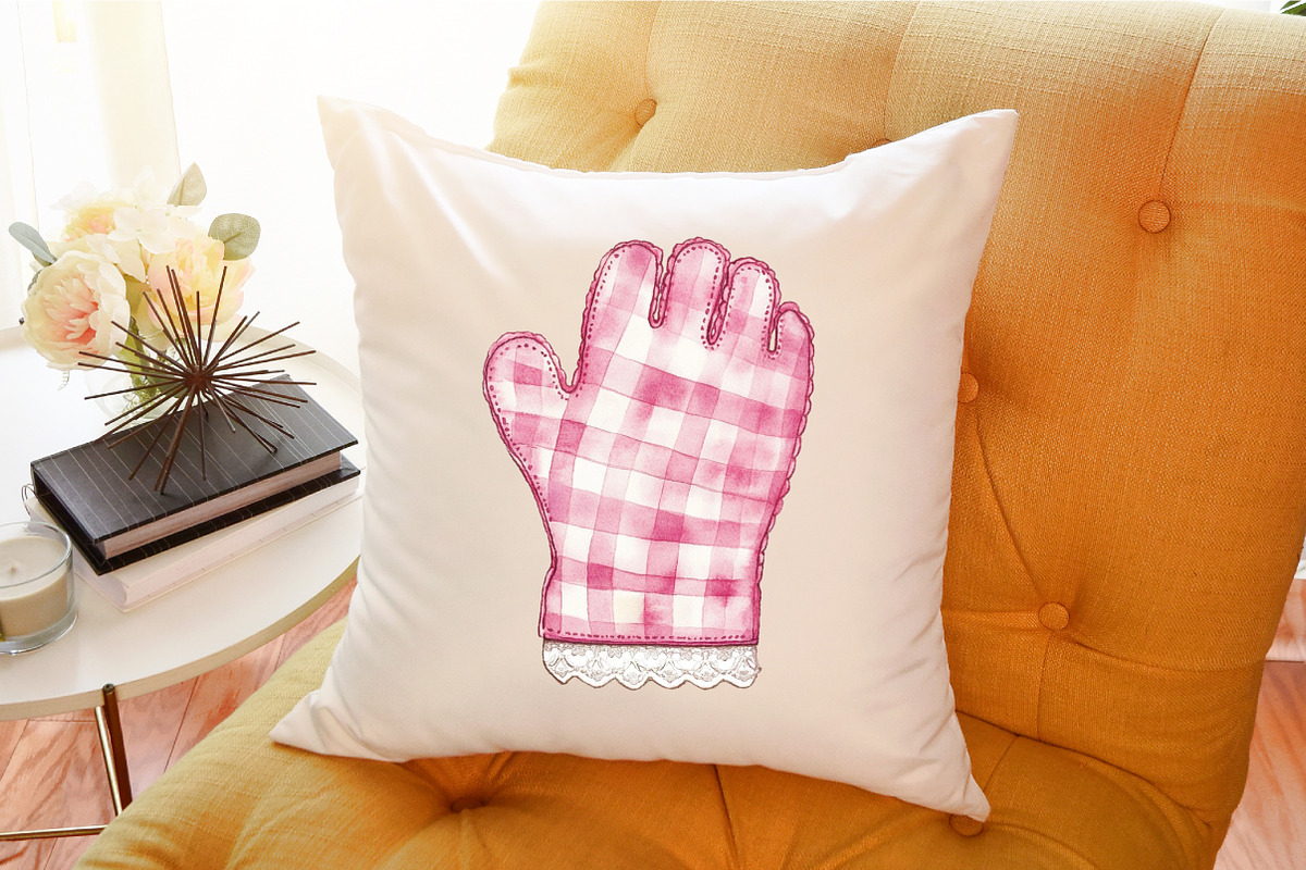 Watercolor Vintage Baking Clipart, an Illustration by Sublimation Artist (Photo 6 of 6)