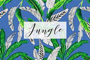 Jungle. Marker seamless patterns., a Pattern Graphic by Anyuka (Thumbnail 6 of 7)