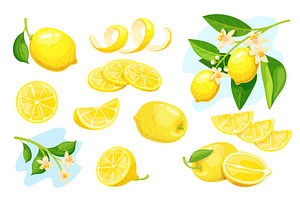 Peel lemon. Citrus yellow fruit, a Food Illustration by Stock-Smart-Start