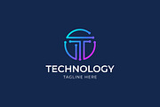 Letter T Logo Electrical Board Tech, a Branding & Logo Template by Signatoro (Thumbnail 2 of 3)