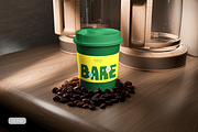 Paper Cup Mockup, a Cups & Container Mockup by Fourshape (Thumbnail 4 of 5)