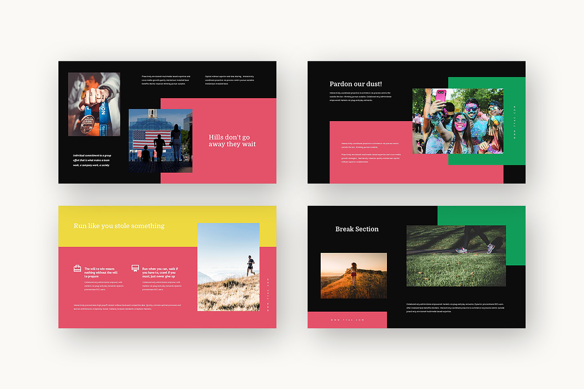 Tyac : Running Life Google Slides, a Presentation Template by Punkl Camp (Photo 11 of 16)