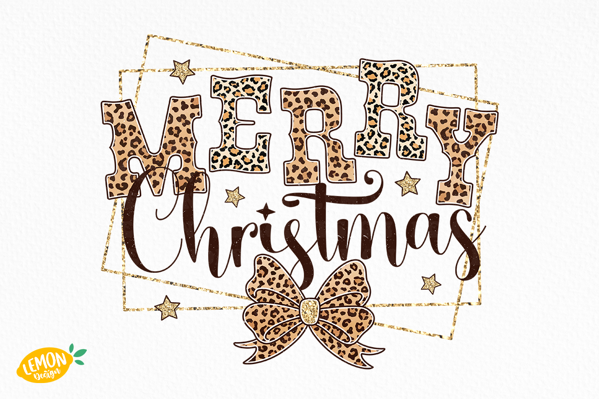 Leopard Christmas PNG Sublimation, a Seasonal Illustration by LemonDesign (Photo 12 of 13)