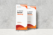 X-Stand Banner Mockup, an Advertising Mockup by swsi-studio (Thumbnail 3 of 5)