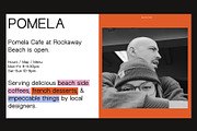 Pomela - Mini Webflow Template, a Landing Page Template by YYY ~ Webflow Templates (Thumbnail 1 of 5)