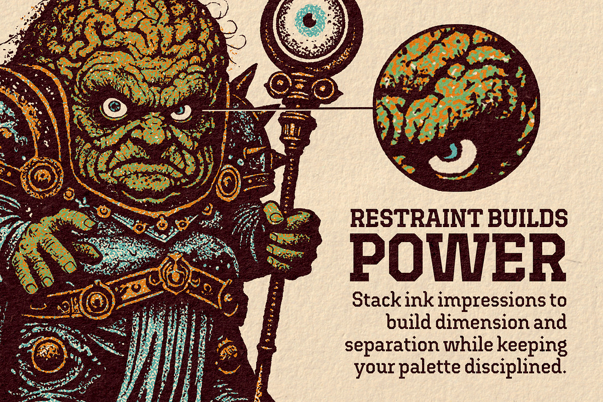 Organism - Ink System (Illustrator), a Brush Add-On by G.A.R.M. Company (Photo 7 of 11)