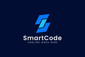 S letter Coding logo design template, a Branding & Logo Template by Amadul11
