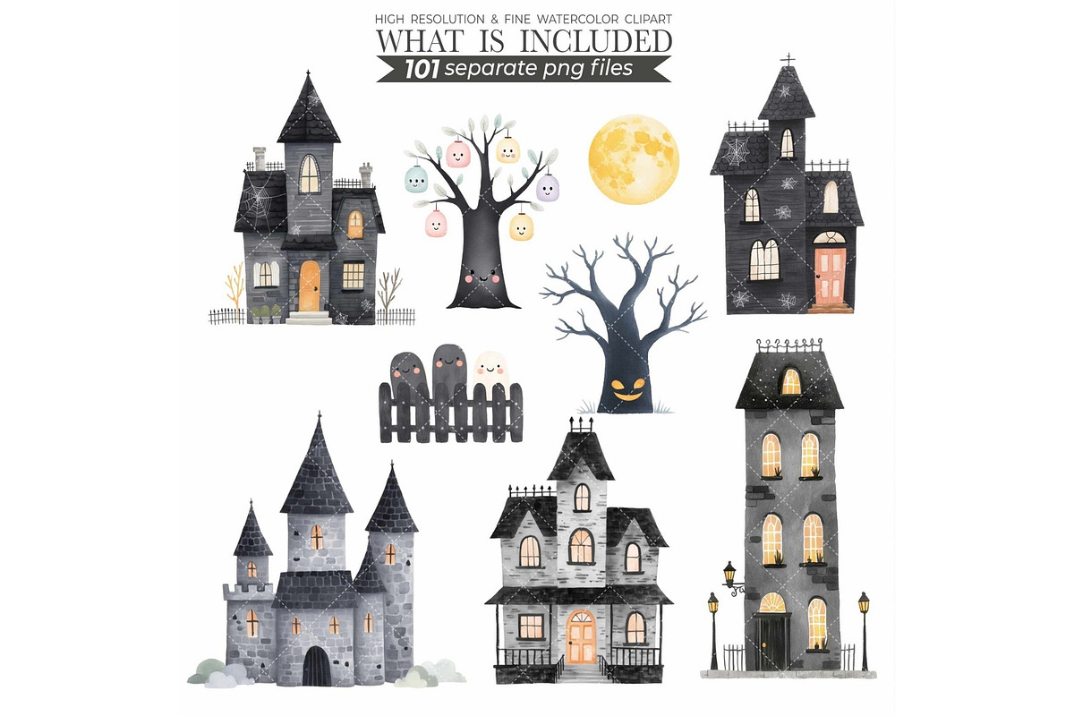 Watercolor Halloween Goose Clipart, an Illustration by CharmClipart (Photo 10 of 10)