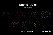 7 Confetti Photo Overlays preview 3
