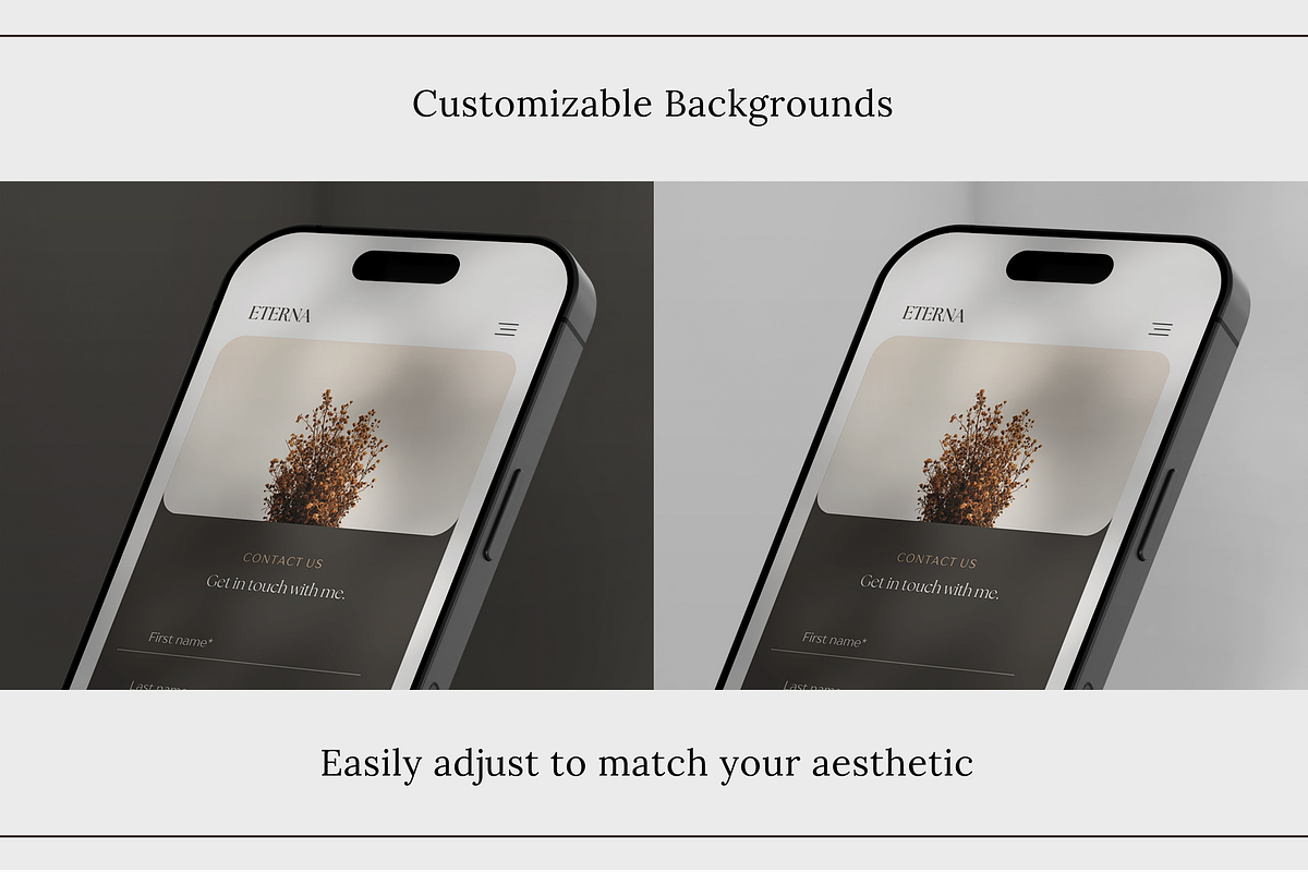 Minimalist iPhone Mockup Bundle, an Advertising Mockup by Nollev (Photo 4 of 5)