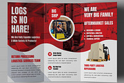Logistic Tri Fold Brochure, a Brochure Template by MightyDesign (Thumbnail 2 of 7)
