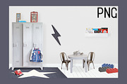 Kids Room Wall/Frame Mock Up 8, a Print Template by Whimsicality (Thumbnail 4 of 4)