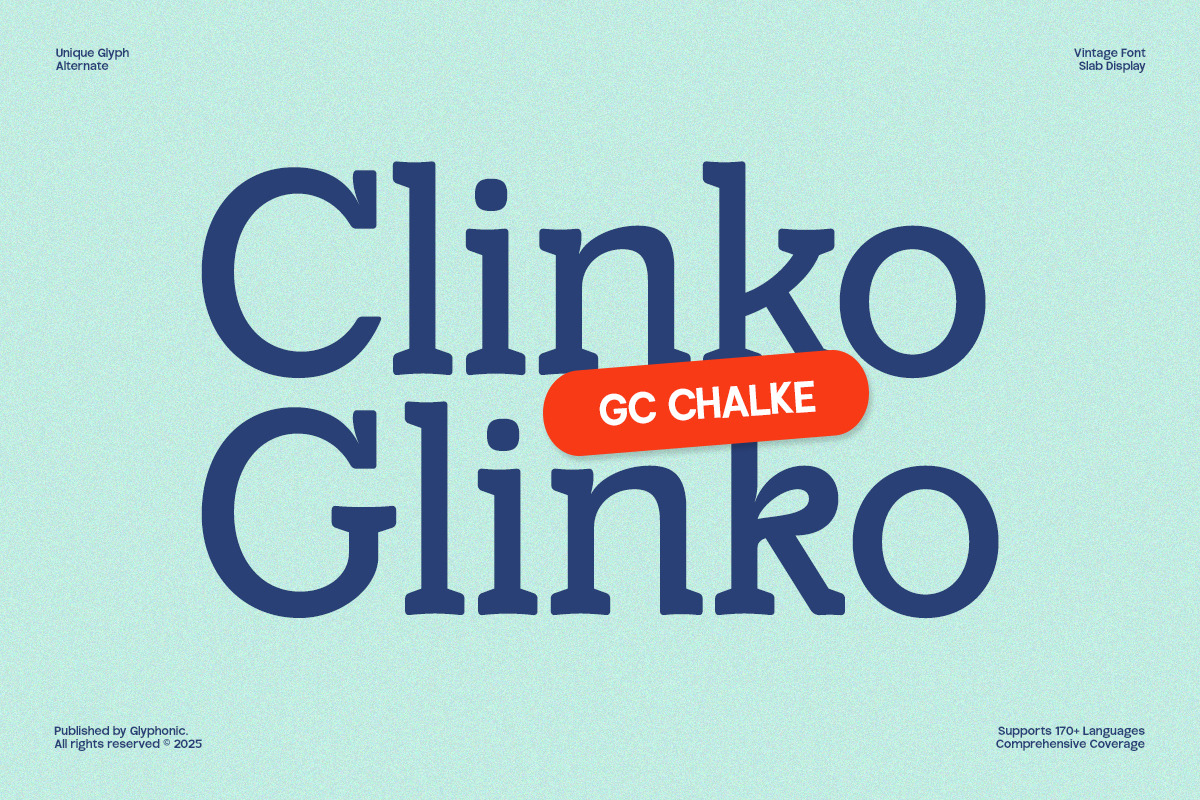 GC Chalke – Refined Slab Display, a Slab Serif Font by Glyphonic (Photo 6 of 15)