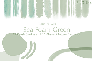 26 Sea Foam Green / Mint PNG - SALE