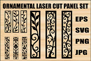 Laser Cut Floral Panels Bundle, an Object Graphic by jahid234 (Thumbnail 1 of 5)