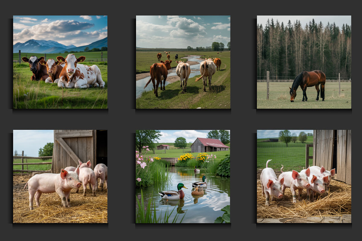 Farm Animal Life Background, a Background Graphic by protabsorkar11 (Photo 3 of 8)