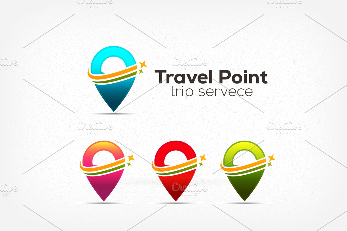 Travel Point Logo, a Branding & Logo Template by NasirGrfx