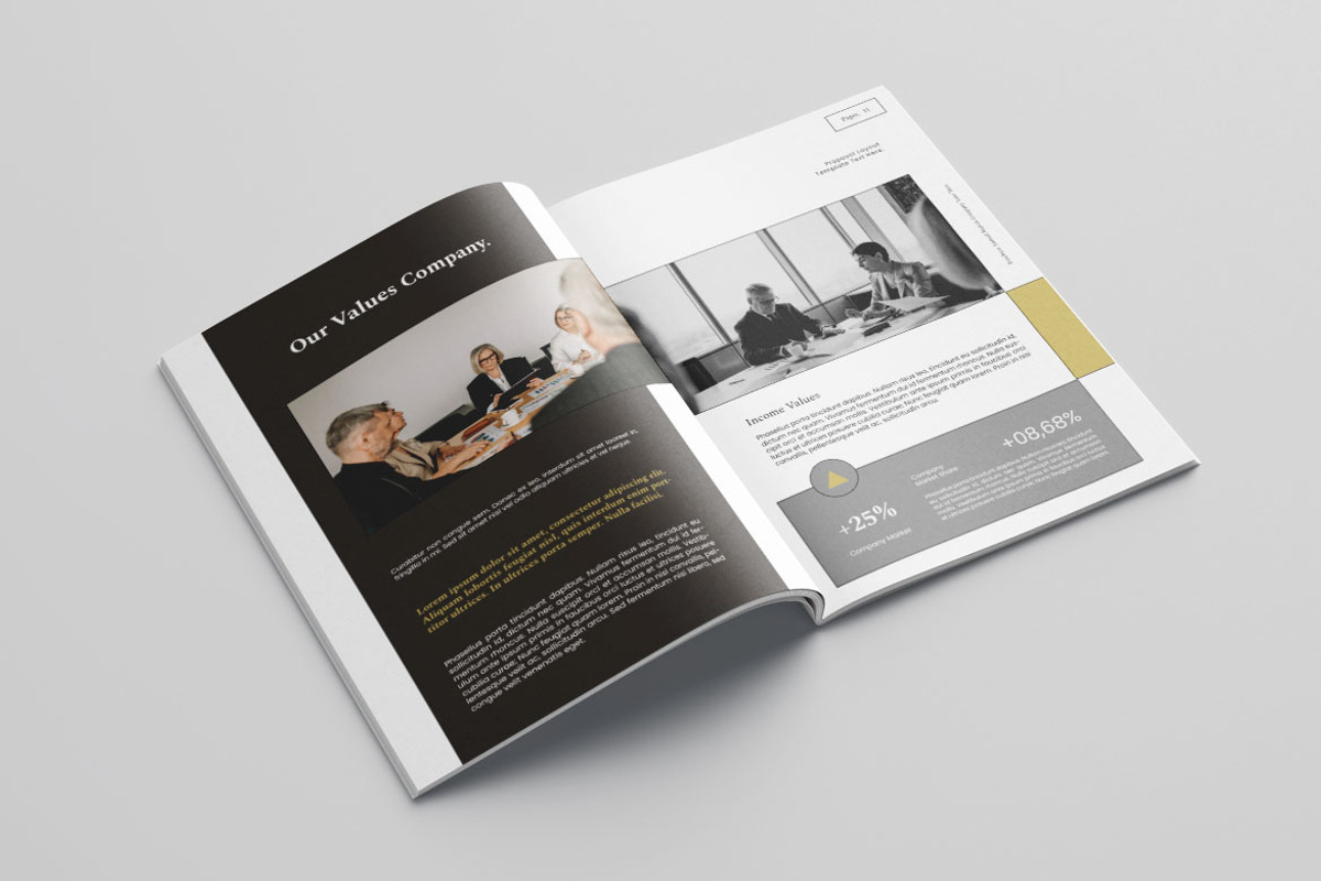 Annual Report Vol.60, a Brochure Template by Bewalrus Studio (Photo 6 of 11)