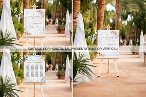 Wedding Ceremony Welcome Sign Mockup