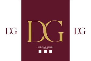 Alphabet Letters Icon Logo DG or GD, a Branding & Logo Template by design_proleague