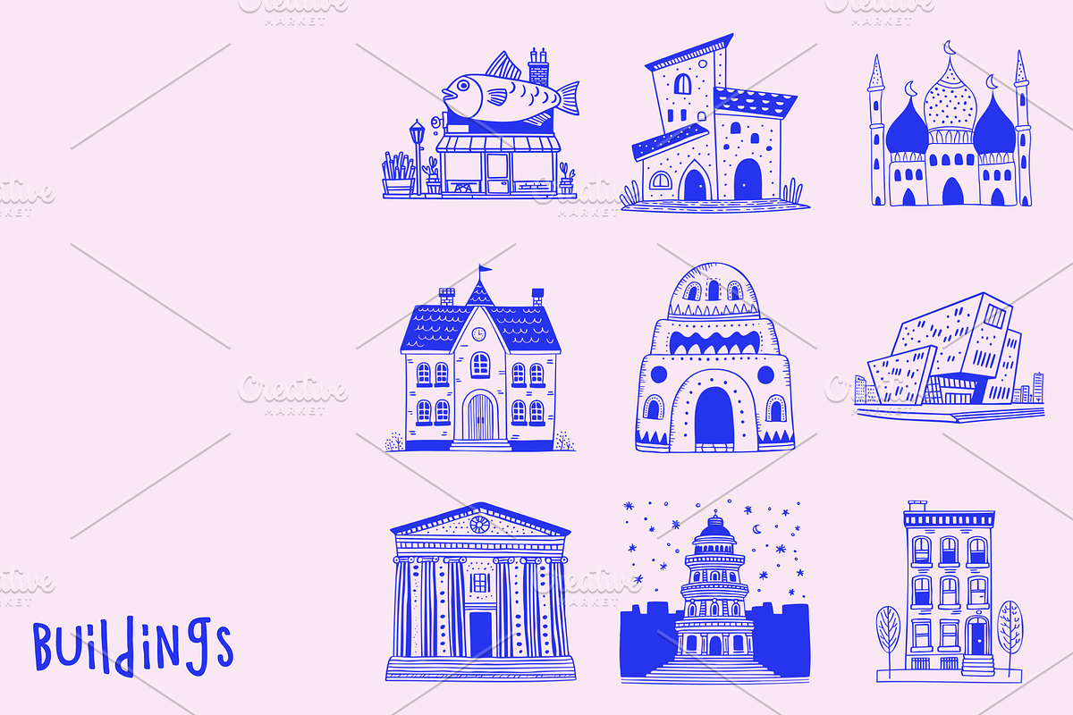 1001 Cute Doodles Bundle, an Object Illustration by Danil Polshin (Photo 10 of 65)